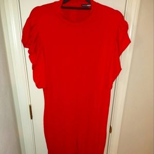 Red ♥️ Puff sleeves Jumpsuit